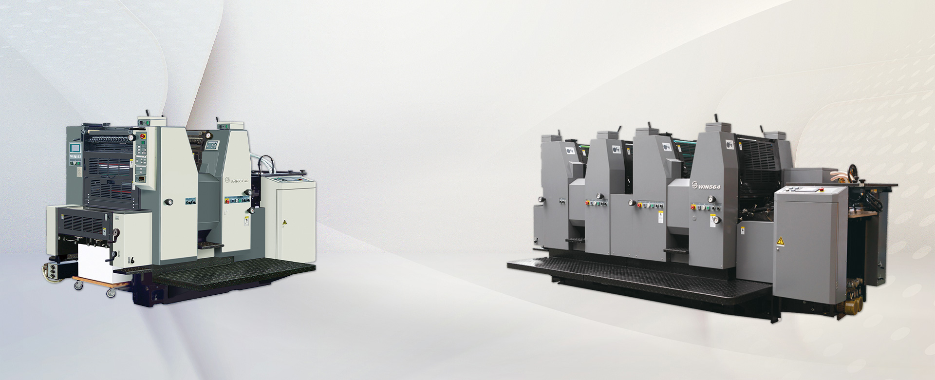 Kina enfarget trykkpresse
